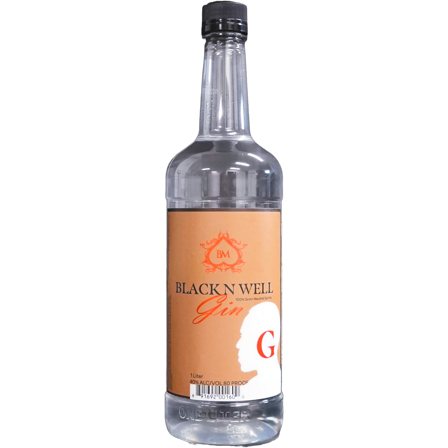 Black N Well - Gin (1L) (case)