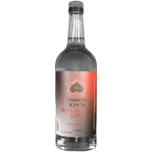Black Momma - Rhubarb Gin (1L) (glass) (case)