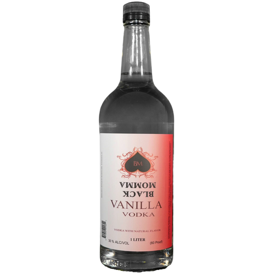 Black Momma - Vanilla Vodka (1L) (glass) (case)
